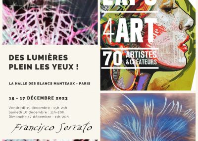Expo à Paris, une occasion d’observer une explosion de couleurs et de matières et d'échanger avec les artistes