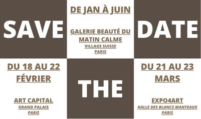 Francisco Serrato Save the Date des évènements à venir en janvier 2025