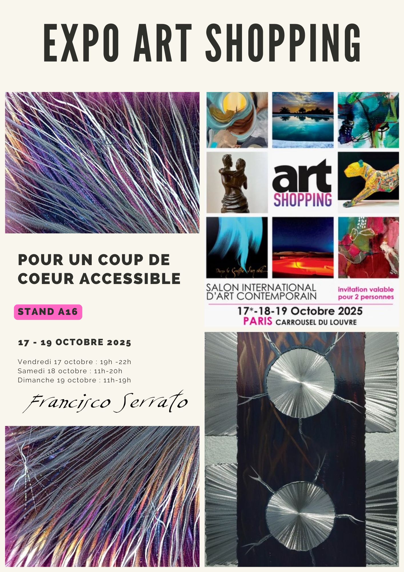 Expo à Paris pour échanger directement avec les artistes