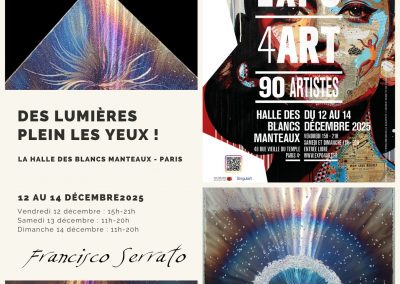 Expo à Paris, une occasion d’observer une explosion de couleurs et de matières et d'échanger avec les artistes